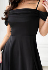 LBD Exclusive Black Madeline Maxi Dress