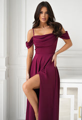 LBD Exclusive Burgundy Madeline Maxi Dress