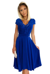 LBD Exclusive Blue Linda Party Dress