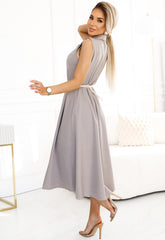 LBD Exclusive Beige Becky Shirt Dress