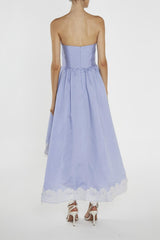True Decadence Blue Palmer Dress