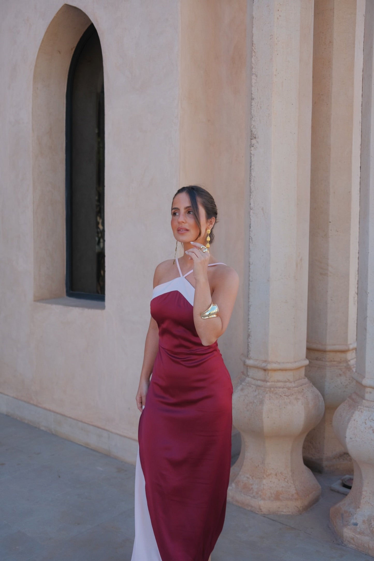 Oasis Dress in Burgundy - Shipping/ Envio 25/05 to 29/05