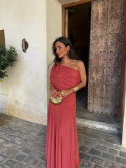 Toledo Dress in Light Terracota - Pre-Order