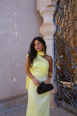 Triana Dress in Yellow