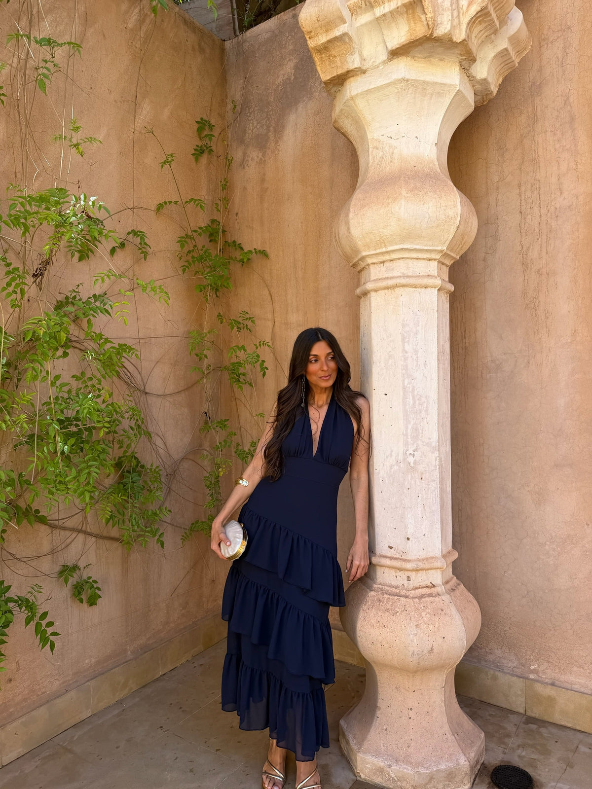 Manila Dress in Navy Blue - Shipping/Envio 20/04 to 24/04