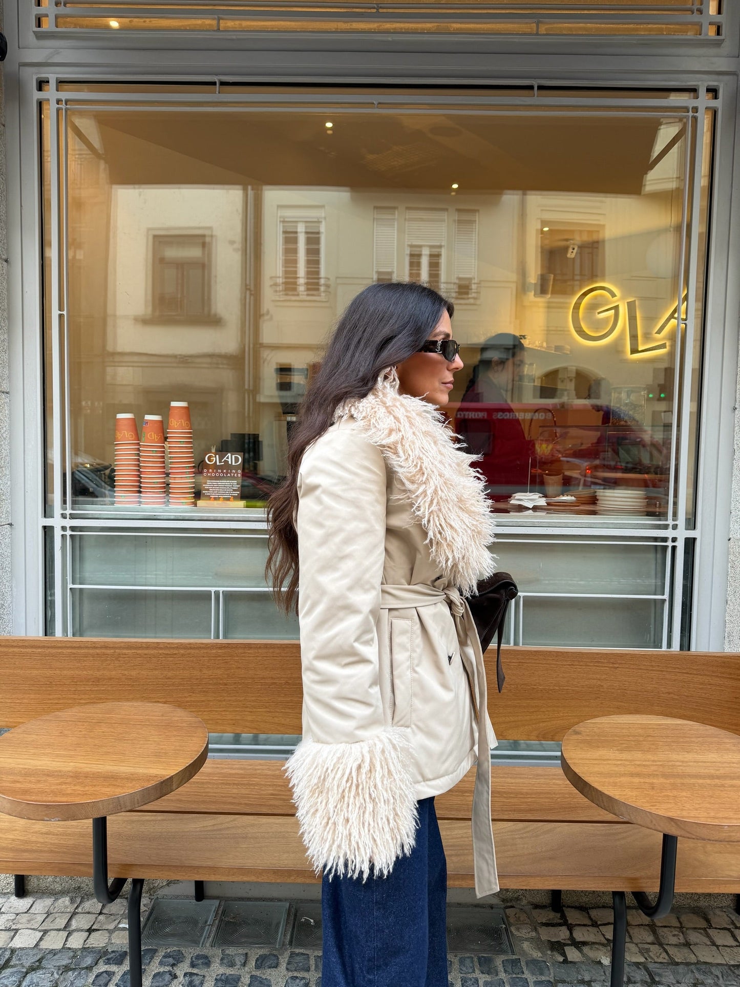 Clara Jacket in Beige