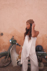 Satin Set in Cream - Shipping/Envio 04/05 to 08/05