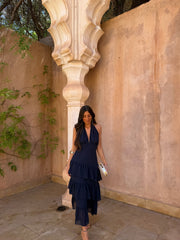 Manila Dress in Navy Blue - Shipping/Envio 20/04 to 24/04