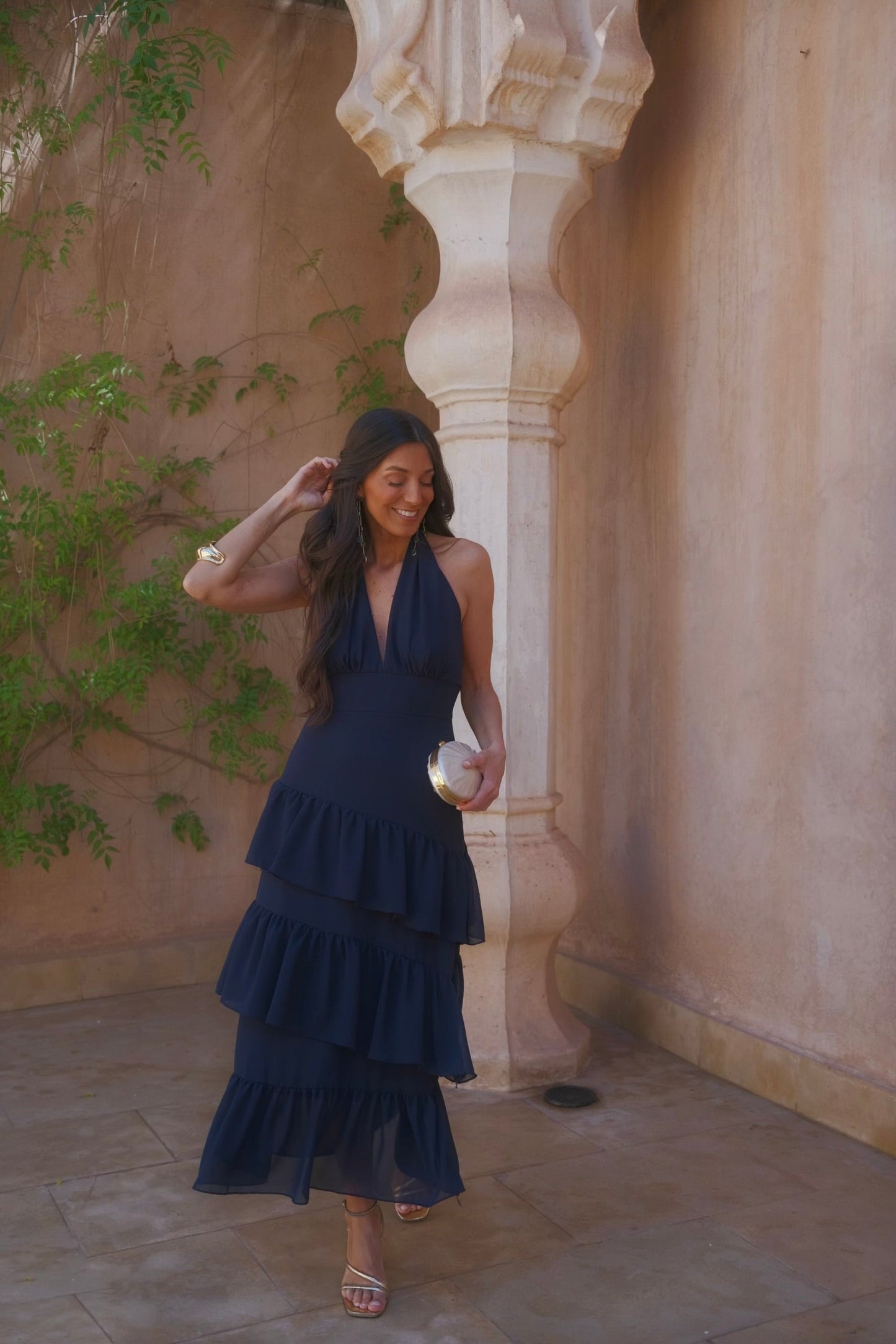 Manila Dress in Navy Blue - Shipping/Envio 20/04 to 24/04