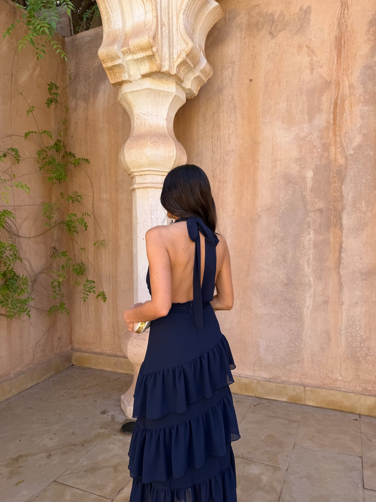 Manila Dress in Navy Blue - Shipping/Envio 20/04 to 24/04