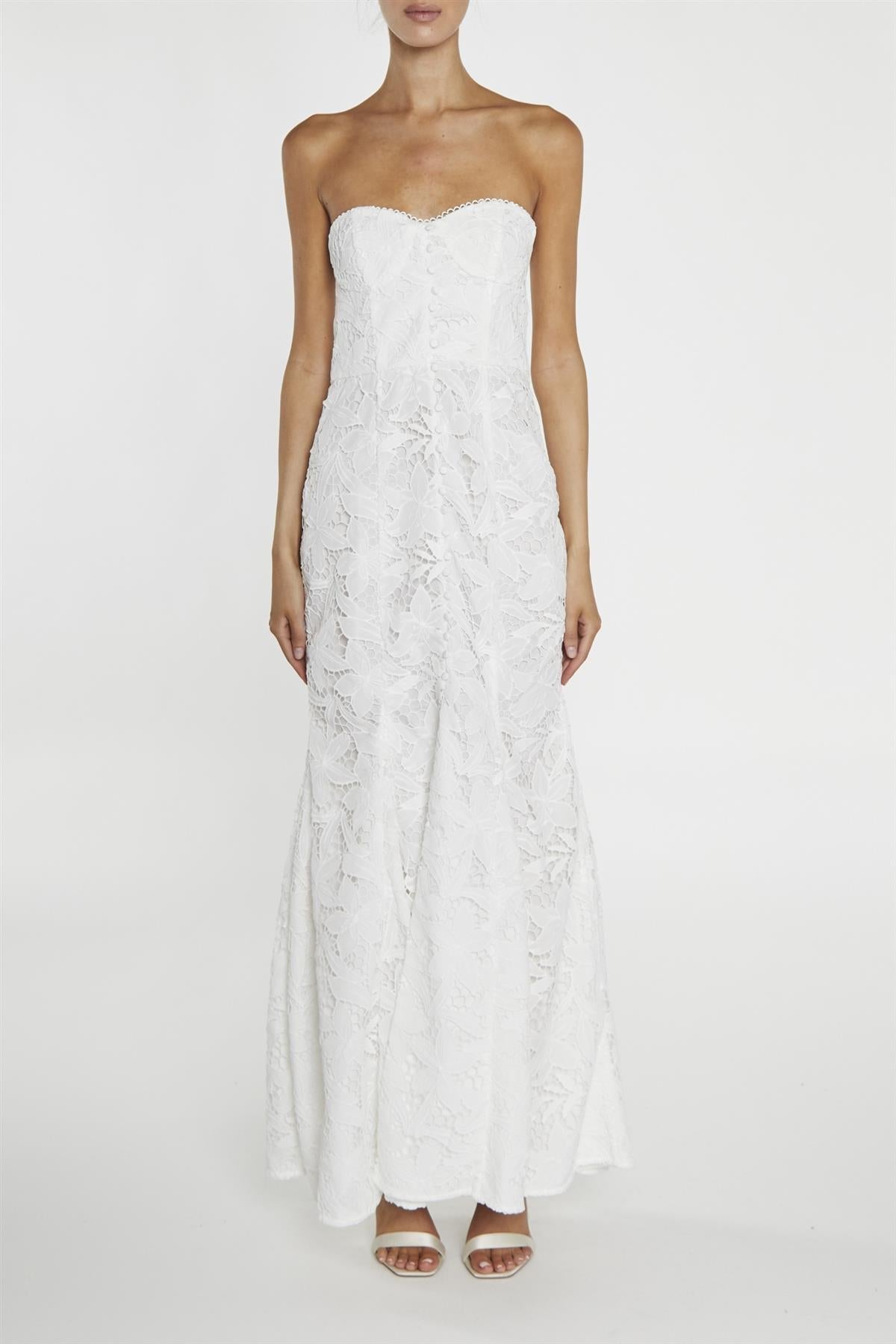 True Decadence White Camille Maxi Dress