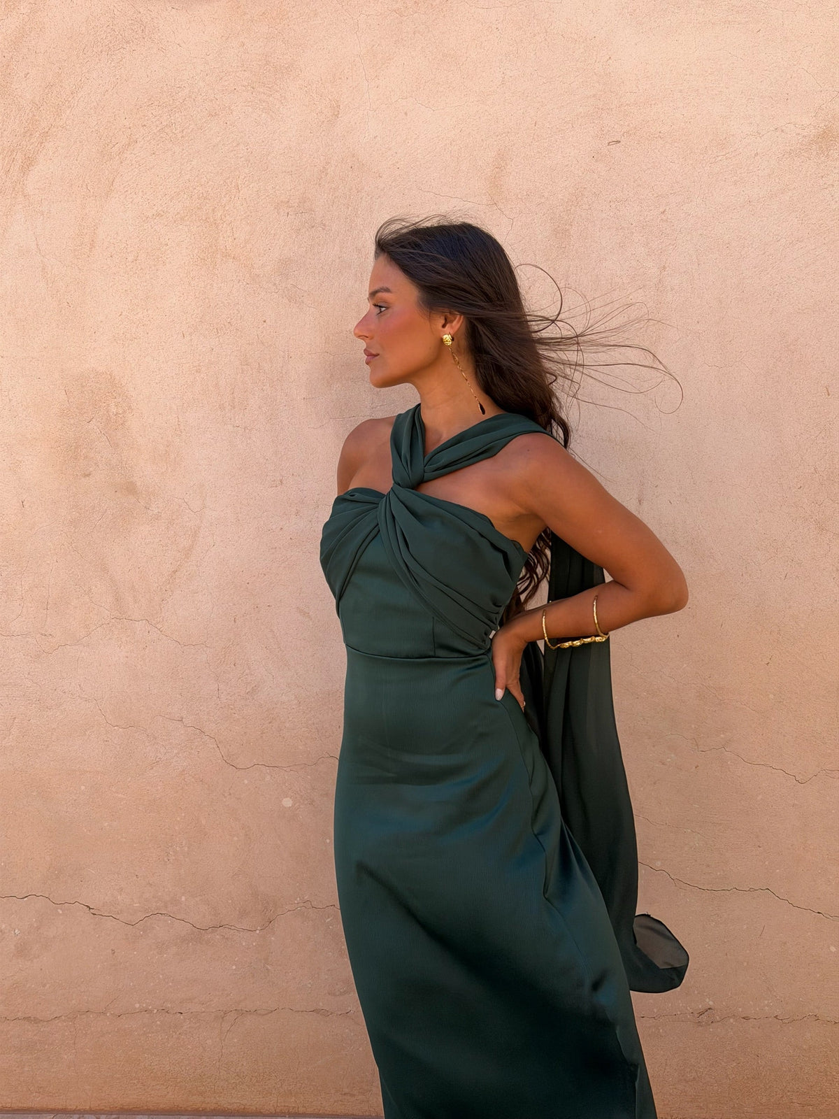 Triana Dress in Green - Shipping/Envio 24/04 to 30/04
