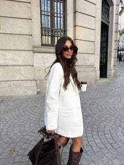 Wool Vienna Blazer in White