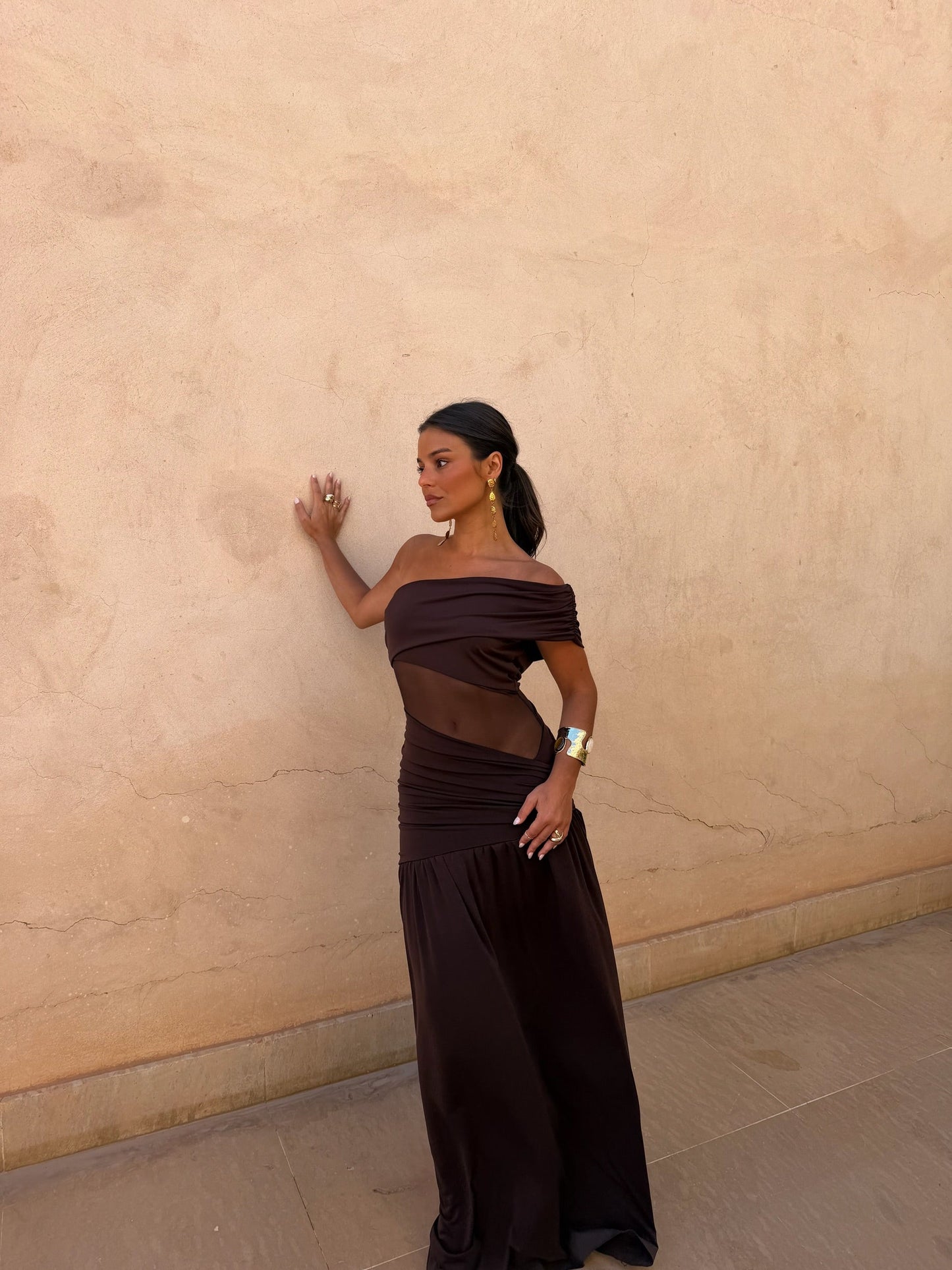Dune Dress in Brown - Pre-Order