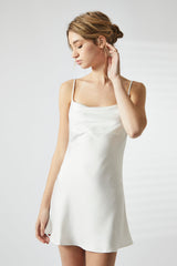true Decadence White Satin Cowl Nightie