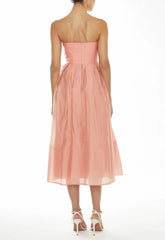 True Decadence Peach Ella Cocktail Dress