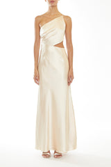 True Decadence Stone Elena Satin Maxi Dress