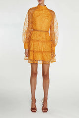 True Decadence Butterscotch Flora Dress