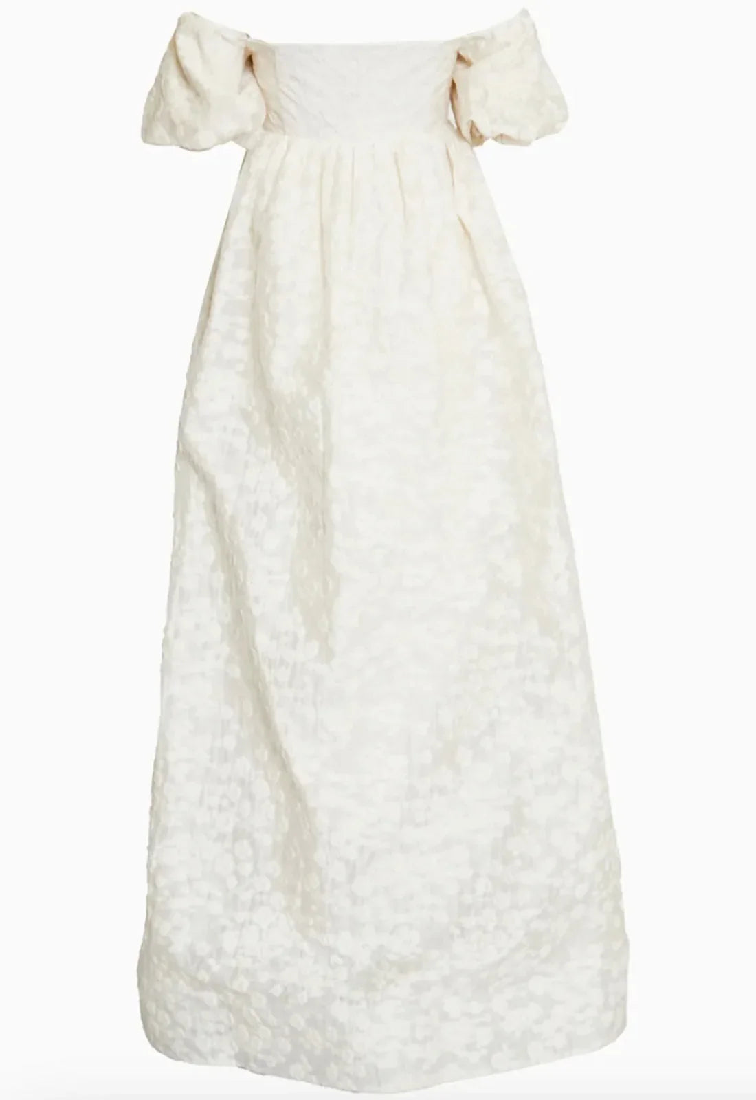 True Decadence Ava Cream Bardot Empire Line Maxi-Dress