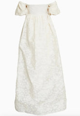 True Decadence Ava Cream Bardot Empire Line Maxi-Dress
