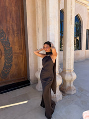 Safira Dress in Brown - Shipping/Envio 06/05 to 12/05