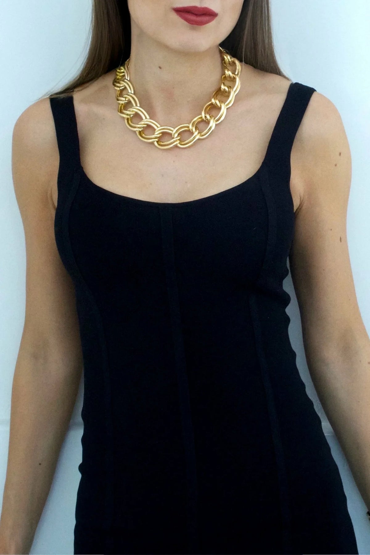Honor Gold Blake Double Chain Gold Tone Necklace
