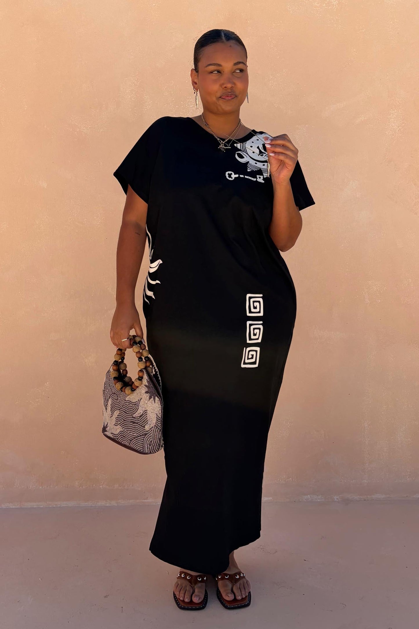 Black Dolce Vita T-Shirt Dress