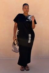 Black Dolce Vita T-Shirt Dress