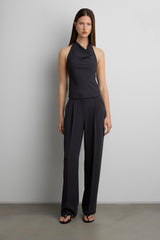 HALTER COWL NECK TOP