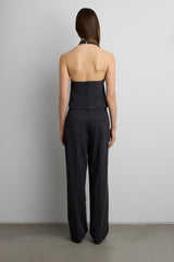 HALTER COWL NECK TOP