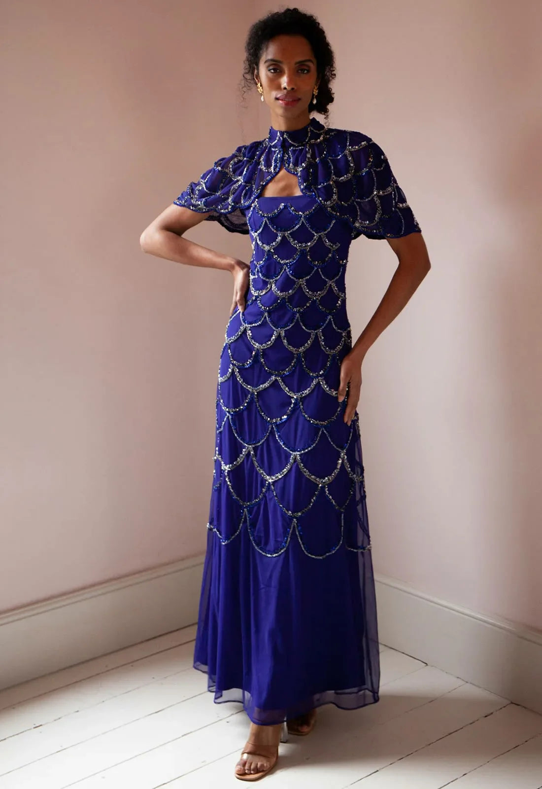Riashma Couture Blue Katherine Gown