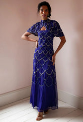 Riashma Couture Blue Katherine Gown