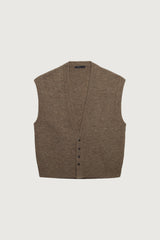 BUTTON FRONT SWEATER VEST