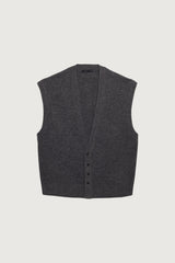 BUTTON FRONT SWEATER VEST