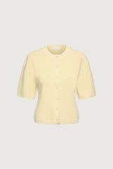 QUARTER LENGTH SLEEVE BUTTON FRONT CARDIGAN
