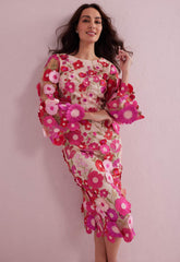Samantha Jane Pink Carrie Cocktail Dress
