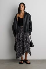 VEGAN LEATHER BOMBER JACKET