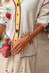 Cream Celestial Martha Cardigan