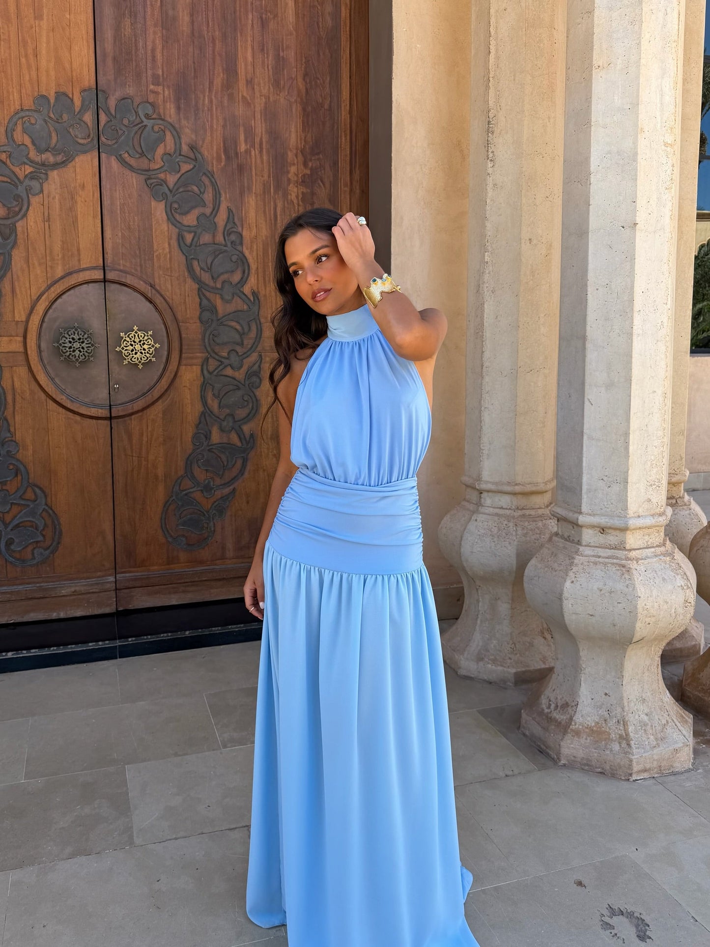 Paloma Dress in Blue - Shipping/Envio 15/05 to 22/05