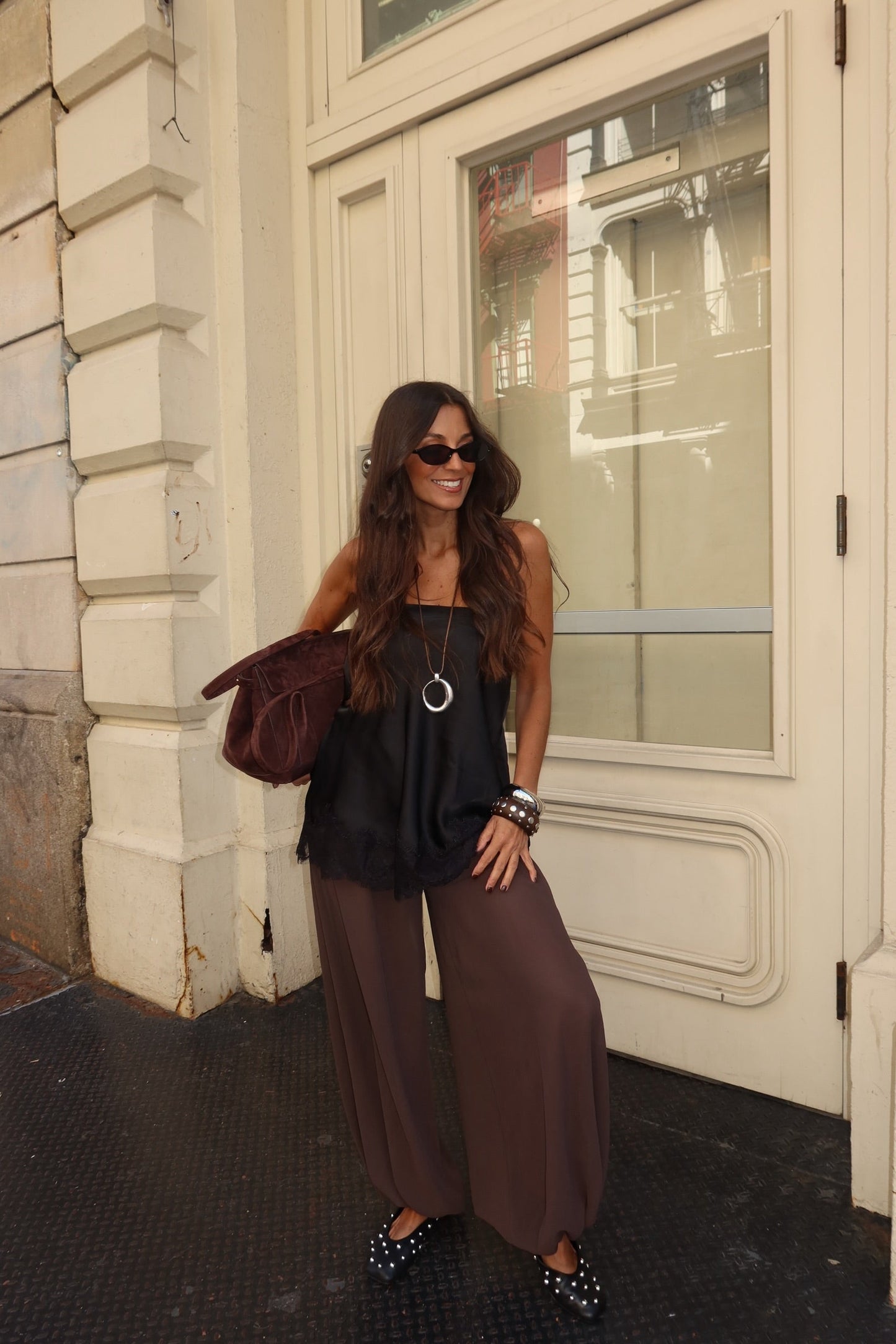 Balloon Pants in Brown