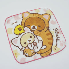 2015 Rilakkuma Cat Theme Washcloth