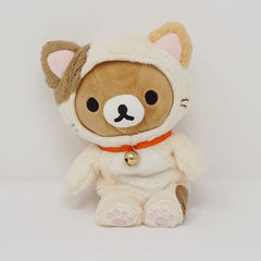 2015 Rilakkuma in Calico Cat Costume Plush - Neko Rilakkuma - San-X
