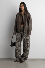 BARREL LEG DENIM JEAN