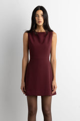 SLEEVELESS A-LINE MINI DRESS
