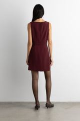 SLEEVELESS A-LINE MINI DRESS