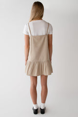 POPLIN MINI DRESS WITH BOW DETAILS