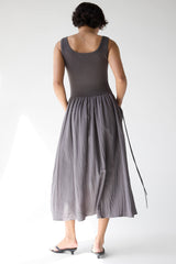 STRING POCKET MAXI DRESS