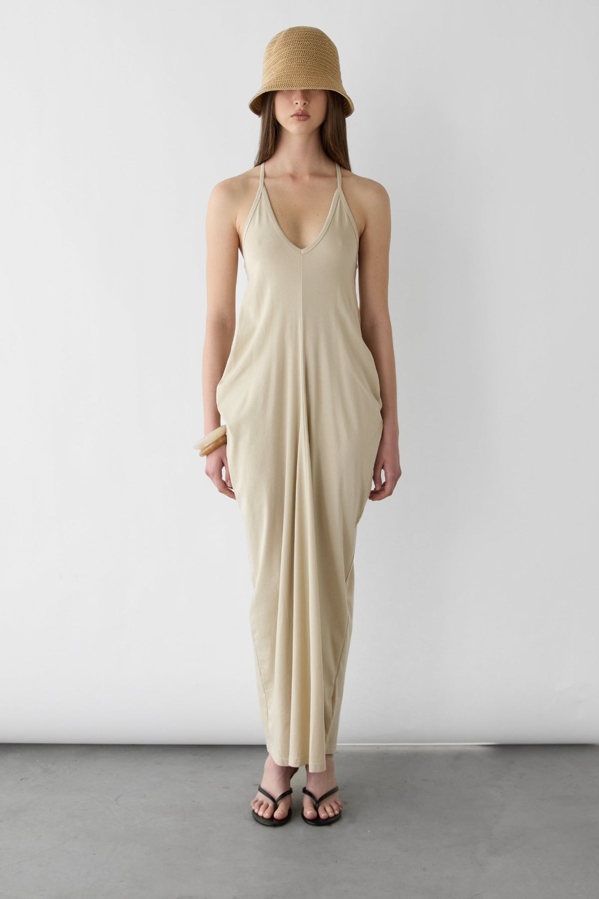 HALTER NECK MAXI DRESS