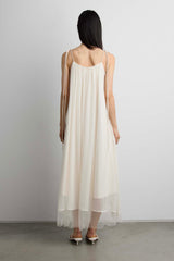 SHEER FLOWY MAXI DRESS