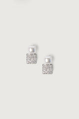 SHIMMER PEARL DROP EARRINGS